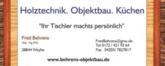 Logo Holztechnik. Objektbau. Küchen Fred Behrens