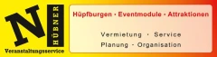 Logo HÜBNER Veranstaltungsservice, Hüpfburgen-Vermietung, Eventmodule