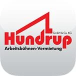 Logo Hundrup Arbeitsbühnen- Vermietung GmbH & CO. KG