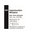 IBW Ingenieurb&uuml;ro Westphal Berlin