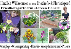 Logo Ihr Friedhofs- und Floristikprofi Friedhofsgärtnerin Doreen Ponert