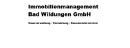 Logo Immobilienmanagement Bad Wildungen GmbH