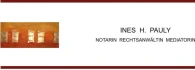 Logo Ines Pauly Rechtsanwalt und Notar