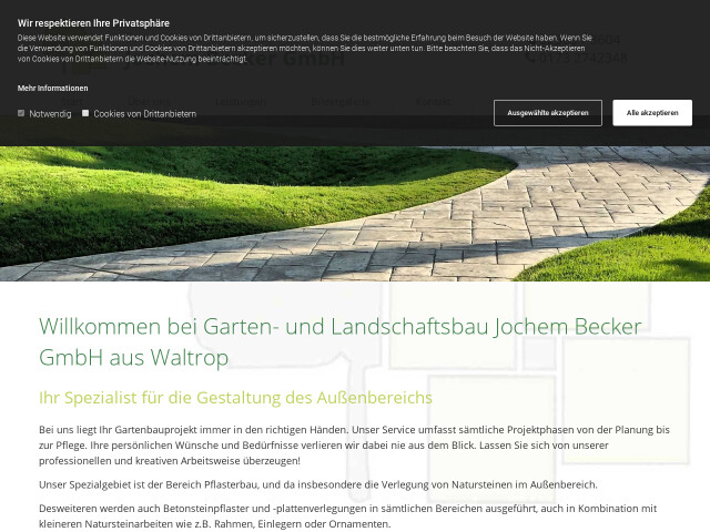 Jochen Becker Garten Und Landschaftsbau Waltrop Offnungszeiten