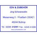 J&ouml;rg Martin Schwanewilm EDV & Zubeh&ouml;r Bottrop