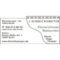 Johannes Hinrichsmeyer Klavierstimmer Berlin