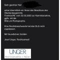 Johannes Unger Josef Rechtsanw&auml;lte und Notar Gernsheim