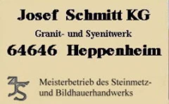 Josef Schmitt KG Granit- und Syenitwerk Granit- und Syenitwerk Granit- und Syenitwerk Heppenheim