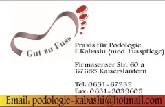 Kabashi, Fejzullah Praxis für Podologie Kaiserslautern