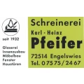 Karl-Heinz Pfeifer Bauschreinerei Inzigkofen