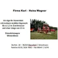 Karl-Heinz Wagner Winterdienst S&auml;gewerk Ebensfeld