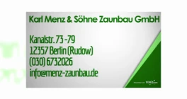 Karl Menz & Söhne Zaunbau GmbH gegründet 1883 Berlin