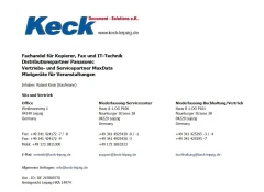 Logo Keck Document-Solutions e.K. Vertrieb