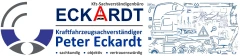Logo Kfz-Gutachter-Prüfhalle Peter Eckardt, ö.b.u.v. Kfz-Sachverständiger/IfS-Zert