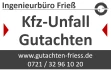 Logo Kfz Gutachter und Sachverständige Frieß - Karlsruhe - Unfallgutachten & Schadengutachten