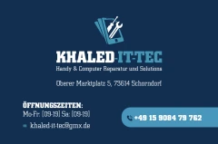 Khaled-IT-TEC Handy &amp; Computer Reparatur Shop