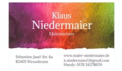 Klaus Niedermaier Malerbetrieb Wessobrunn
