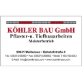 Köhler Bau GmbH Pflaster- und Tiefbauarbeiten Weißensee