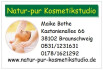 Logo Kosmetikstudio Natur-pur Inh. Maike Bothe staatlich geprüfte Kosmetikerin