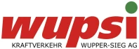 Logo Kraftverkehr Wupper-Sieg AG, Wupsifon KundenCenter (Infotelefon)