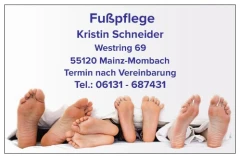 Kristin Schneider Fußpflege Mainz