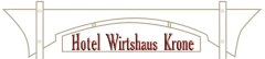 Logo Krone Wirtshaus L. Wesener