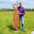 Logo Kunst in Holz Kunstobjekte und Holzdesign bei Mario Mannhaupt Bildhauer