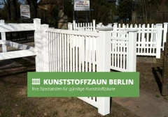 Kunststoff Zaunmodelle