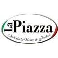 Logo La Piazza ""Italienische Weine u. Feinkost""
