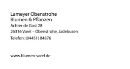 Lameyer Blumen und Pflanzen Varel