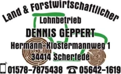 Land & Forstwirtschaftlicher Lohnbetrieb  Dennis Geppert Warburg