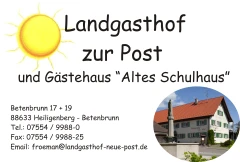 Landgasthof zur Post Heiligenberg
