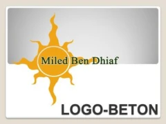Logo LOGO-BETON Miled Ben Dhiaf