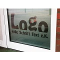 Logo Folie Schrift Text E.K. Hamburg