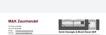 Logo M&K Zaunhandel