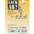 Malermeister von A bis Z.