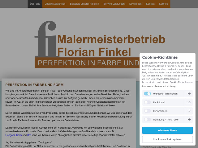 Malermeisterbetrieb Florian Finkel Grafing | Öffnungszeiten | Telefon ...