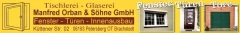 Logo Manfred Orban Glaserei Tischlerei