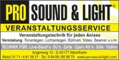 Logo Pro Sound Light, Manfred Renner