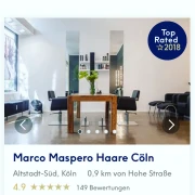 Marco Maspero Haarkonzept K&ouml;ln