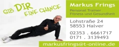 Markus Frings Personal Trainer Fitness und Gesundheit Halver