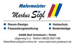 Markus Sigl Malerbetrieb Bad Griesbach