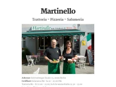 Logo Martinello Trattoria - Pizzeria - Salumeria Logo Martinello Trattoria - Pizzeria - Salumeria