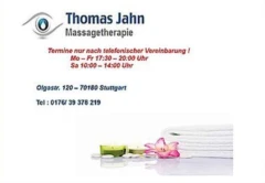 Massagetherapie Jahn Stuttgart