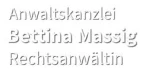 Logo Massig Bettina Rechtsanwältin