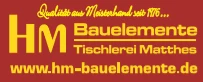 Logo HM Bauelemente - Tischlerei Matthes