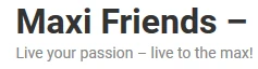 Logo Maxi & Friends Escort-Service Frankfurt