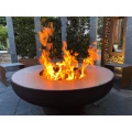 Hochwertige Feuerschale mit Teppanyaki-Ring
