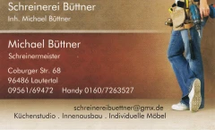 Michael Büttner Schreinerei Lautertal, Oberfranken