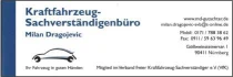 Logo Milan Dragojevic Kraftfahrzeug-Sachverst&auml;ndiger